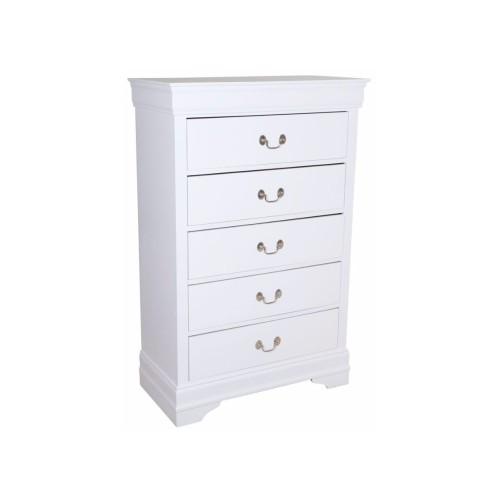 Louis Philippe Chest - White